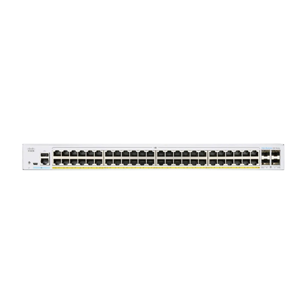 Switch Cisco CBS350-48T-4G-EU (Gigabit (1000Mbps)/ 48 Cổng/ 4 SFP/ Vỏ Th&eacute;p)