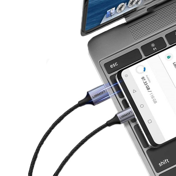 C&aacute;p chuyển Ugreen 60126 USB-C (Type C) sang USB 2.0 d&agrave;i 1m