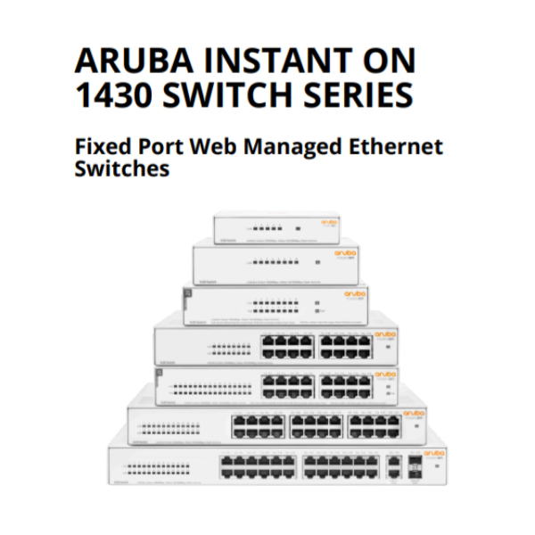 Switch Aruba Instant On 1430 16G R8R48A Class4 124W