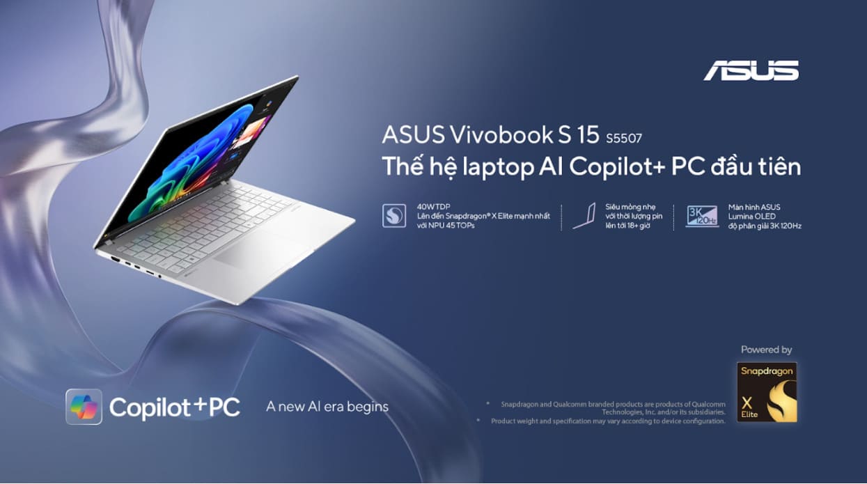 Laptop Asus Vivobook S 15 OLED S5507QA-MA089WS