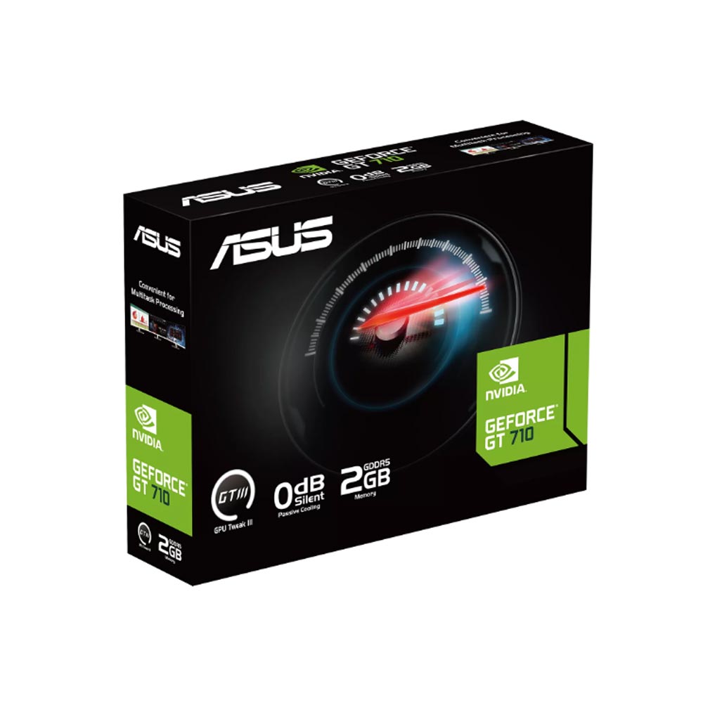 Card đồ họa Asus GT710-SL-2GD5-BRK-EVO (Geforce GT710/ 2GB/ GDDR5/ 64 bit) 