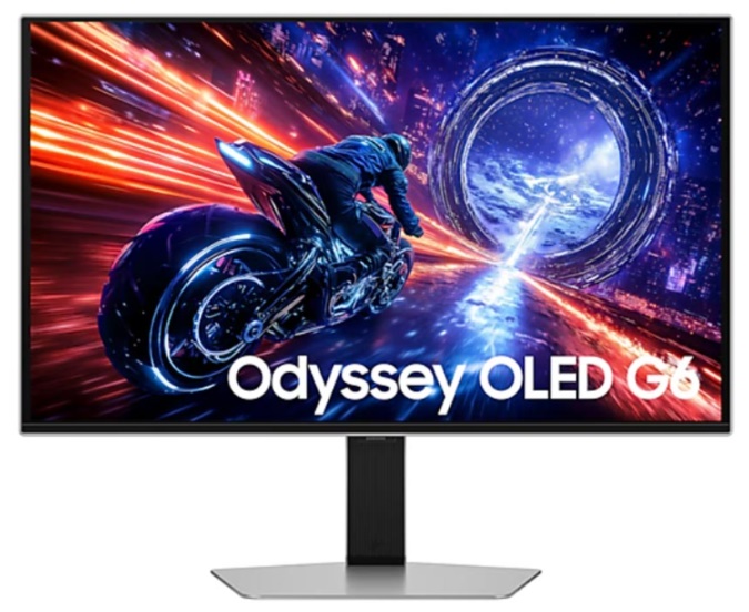 Màn hình gaming Samsung Odyssey G6 LS27FG602SEXXV (27Inch/ 2K/ 0,03ms/ 500Hz/ 300cd/m2/ OLED)