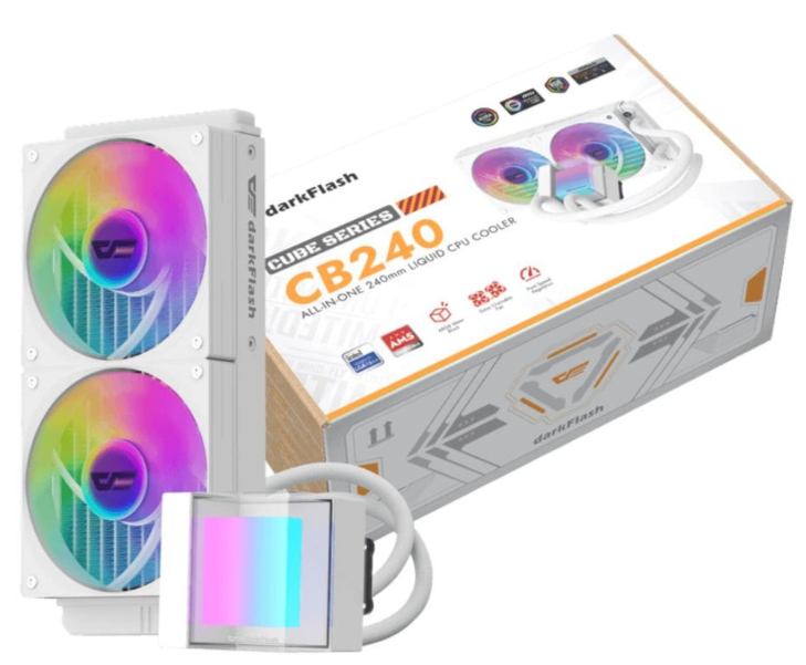 Tản nhiệt nước AIO DarkFlash CB240 White