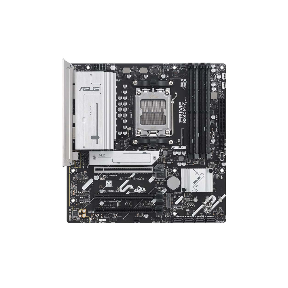Mainboard Asus Prime B840M-A-CSM (AMD B840/ Socket AM5/ M-ATX/ 4 khe ram/ DDR5/ 2.5 Gigabit LAN)