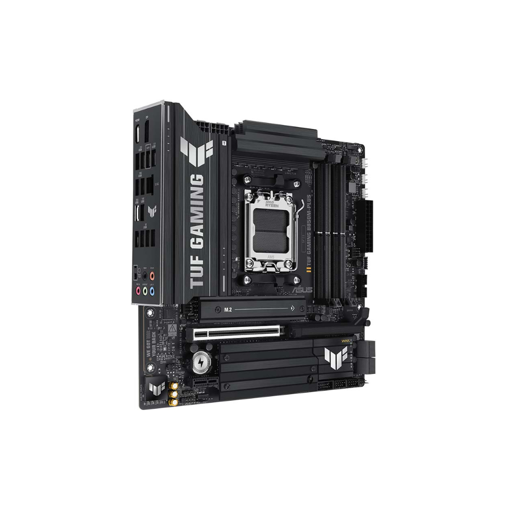 Mainboard Asus TUF Gaming B850M-PLUS (AMD B850/ Socket AM5/ M-ATX/ 4 khe ram/ DDR5/ 2.5 Gigabit LAN)