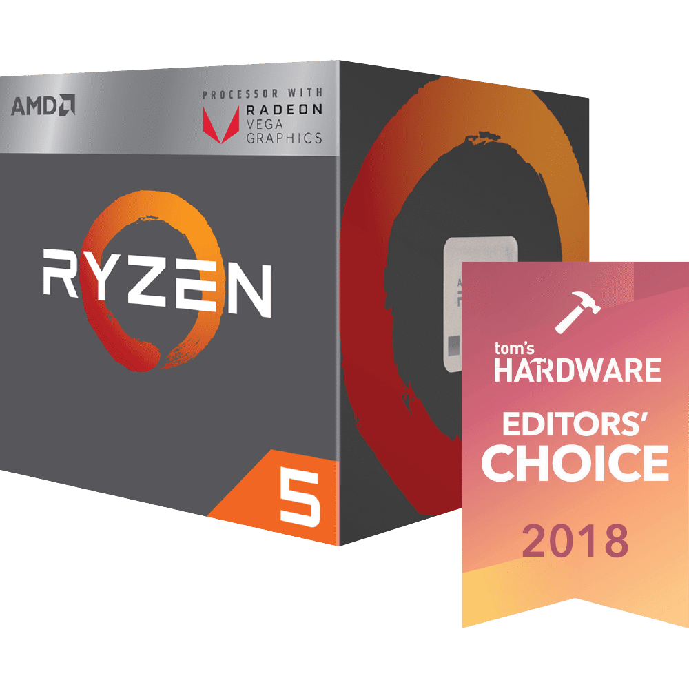 AMD Ryzen 5 2400G (Up to 3.9Ghz/ 6Mb cache)