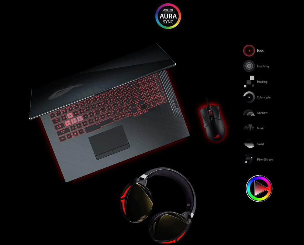 Laptop Asus Gaming G531GD-AL034T (Black Plastic)- Màn hình 120Hz Nanoedge