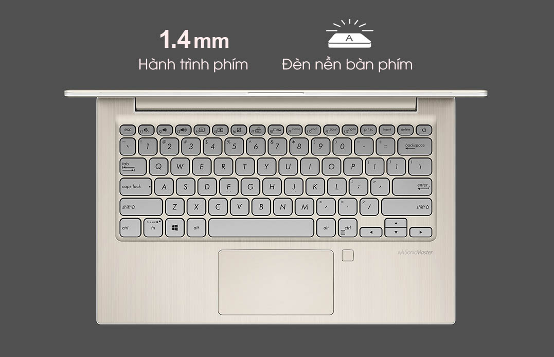 Laptop Asus S330FA-EY115T (Pink)- FingerPrint, Ultra Slim, LED_KB