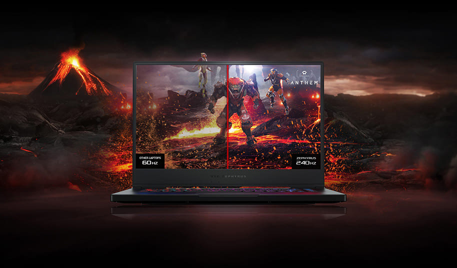 Laptop Asus Gaming Scar GU502GU-AZ090T (Black Metal)- Màn hình 240Hz, 3ms