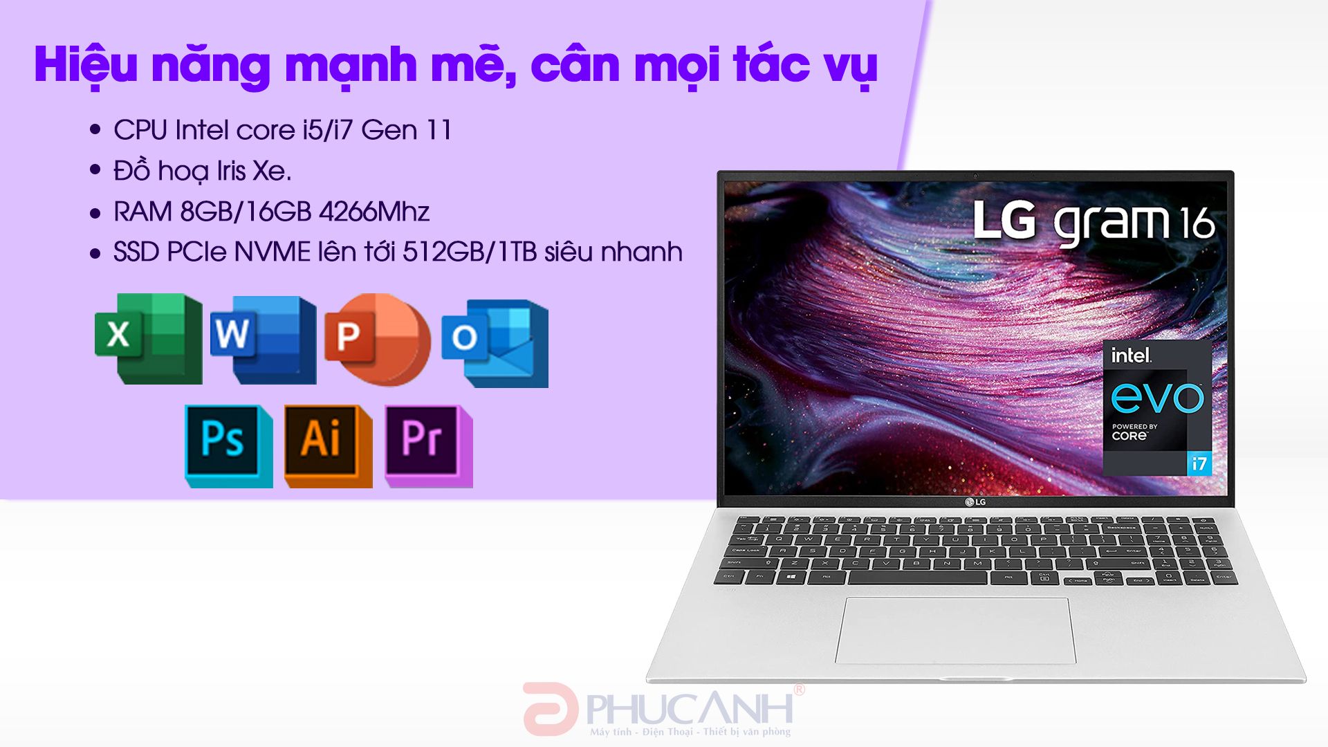 Laptop LG Gram 16Z90P-G.AH75A5