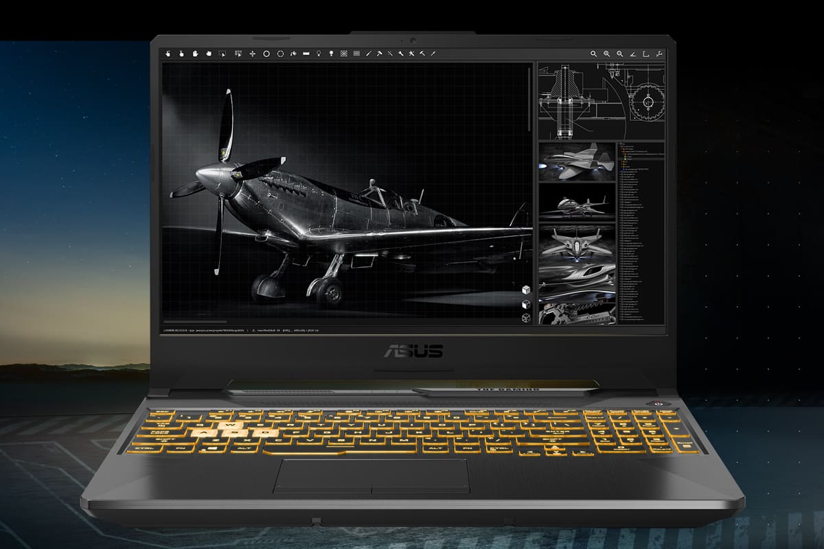 Laptop Asus TUF Gaming FA506IHR R5 4600H/8GB/512GB SSD/ 15.6FHD-144Hz/GTX1650 4GB/Win11/Black/RGB_KB