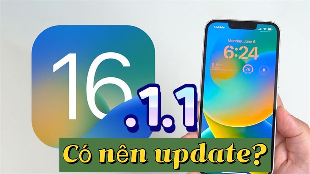 [Đánh giá] ios 16.1.1 - fix lỗi wifi, Airdrop nhưng không quá cần thiết phải lên