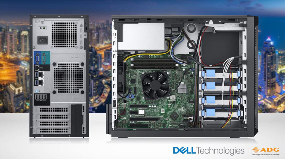 Máy chủ tầm trung Dell EMC PowerEdge T150 – lựa chọn hoàn hảo cho doanh nghiệp