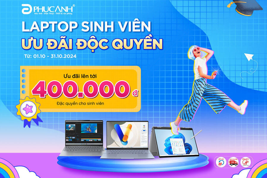 Ưu đãi đặc biệt dành riêng cho học sinh - sinh viên của Phúc Anh