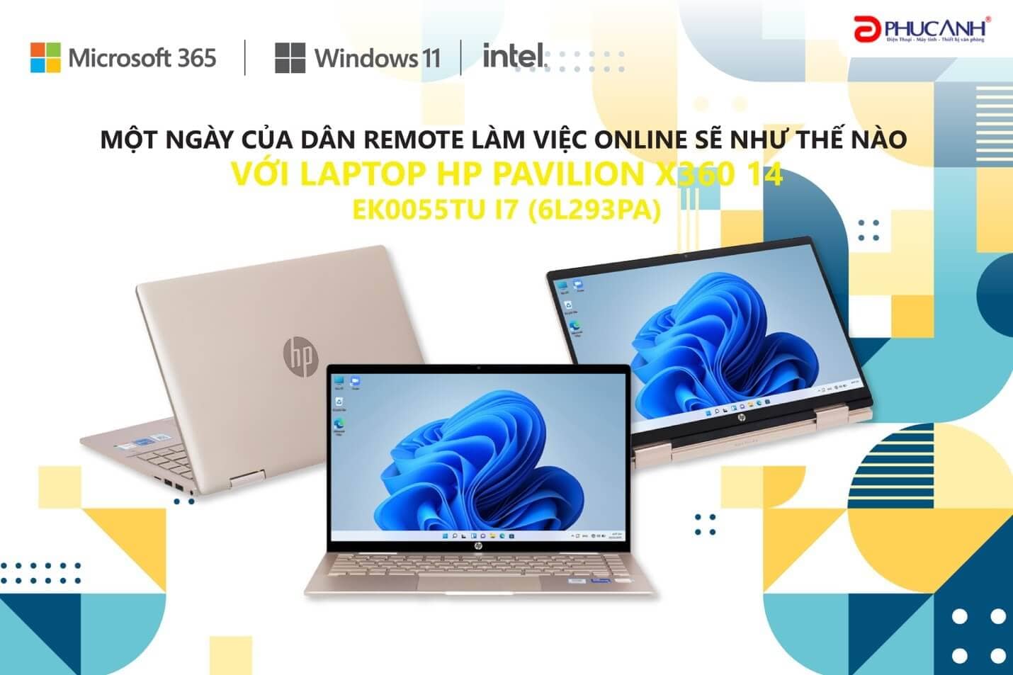 Một ngày của dân remote làm việc online sẽ như thế nào với laptop HP Pavilion X360 14 EK0055TU i7 (6L293PA)