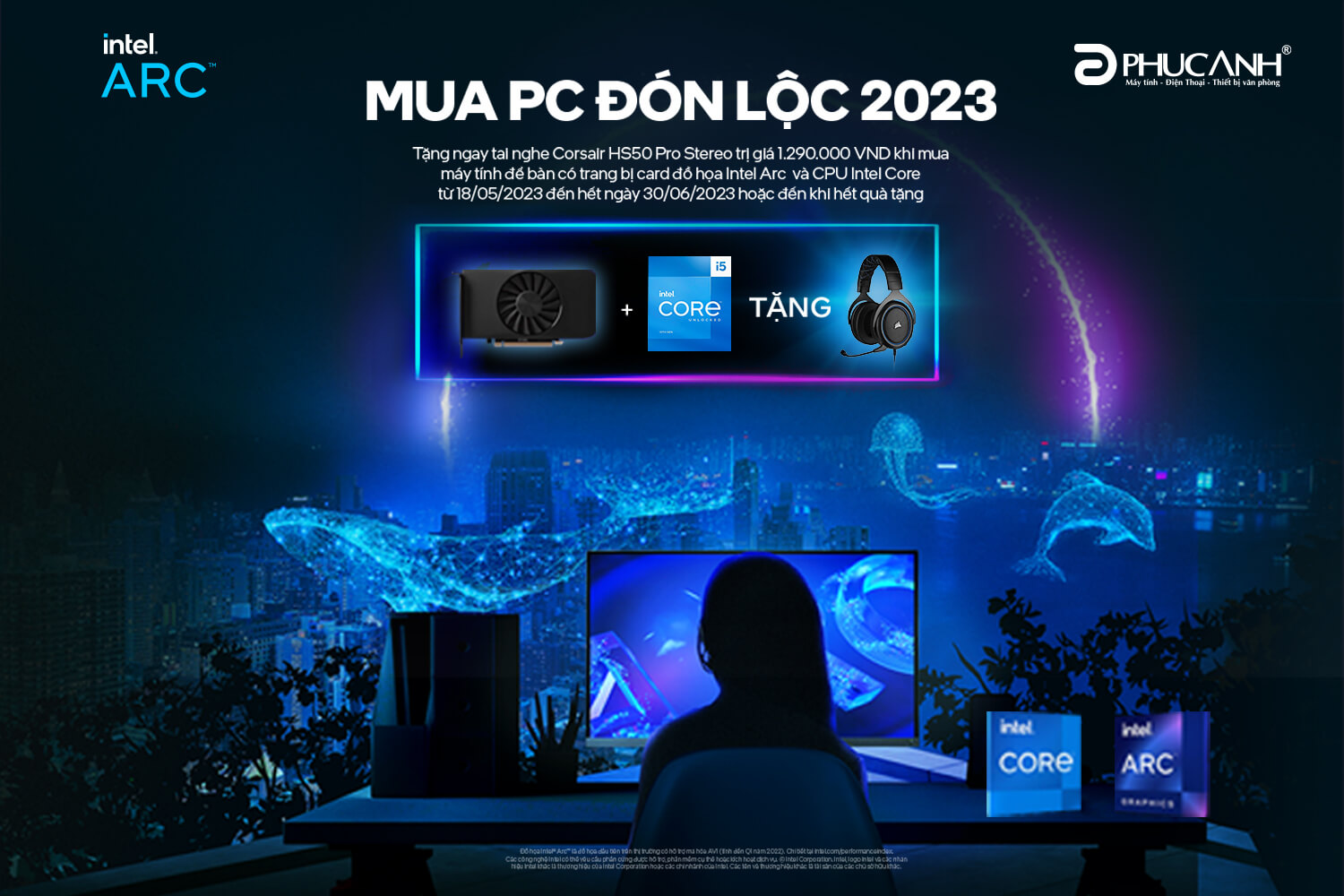 [Khuyến Mại] Mua PC - Đón Lộc 2023 cùng Intel ARC