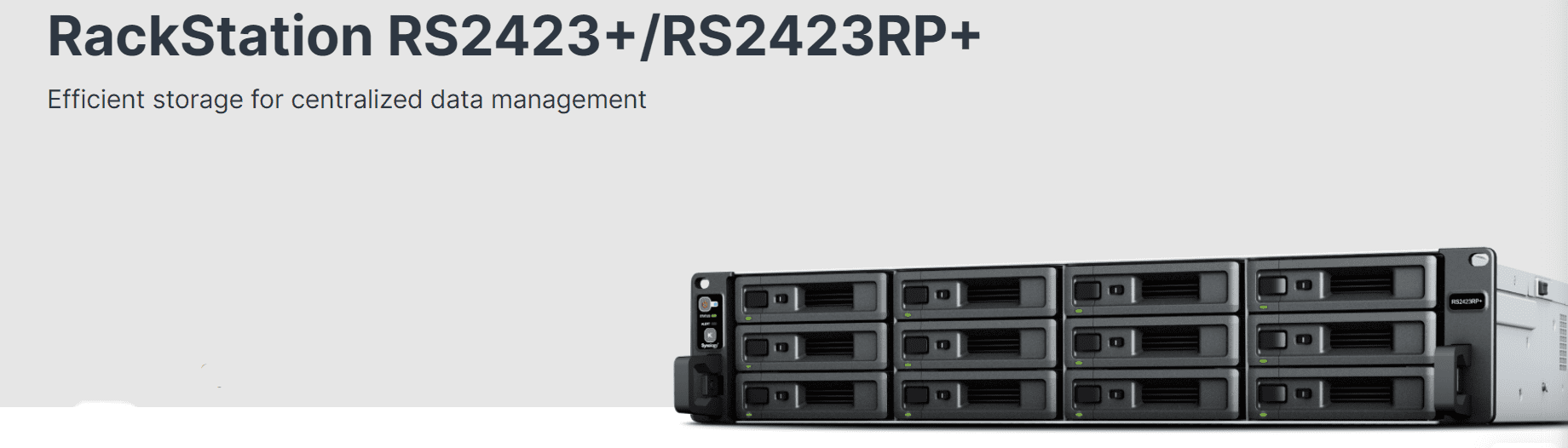 Synology RackStation RS2423+ và RS2423RP+ bộ đôi ổ NAS lưu trữ cho doanh nghiệp trong năm 2023 chính thức ra mắt