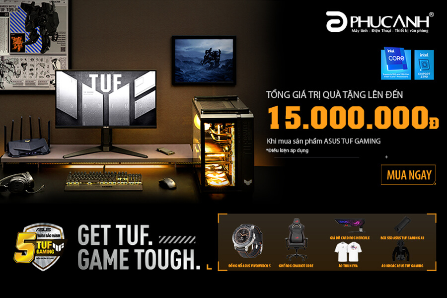 [Khuyến mại] Build PC Full TUF - nhận ngay quà tặng lên đến 15 triệu đồng
