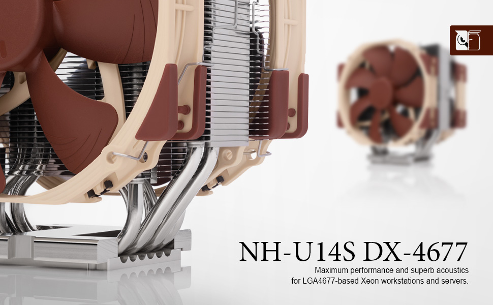 Tản nhiệt Noctua NH-U14S DX-4677 lựa chọn làm mát hoàn hảo cho cấu hình máy trạm CPU Intel W-3400 series
