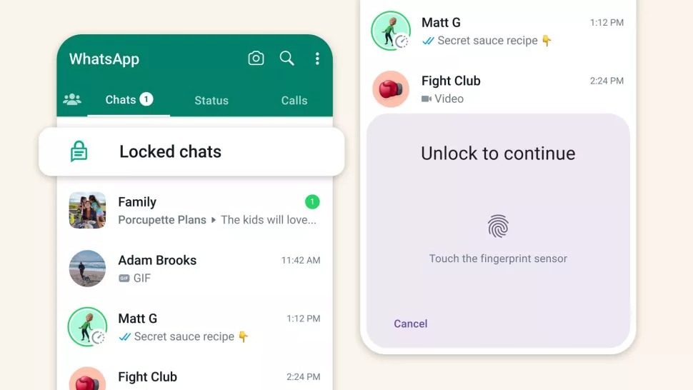 [Tin Tức] Tính năng bảo mật mới của WhatsApp khóa các cuộc trò chuyện nhạy cảm và ẩn chúng khỏi thông báo