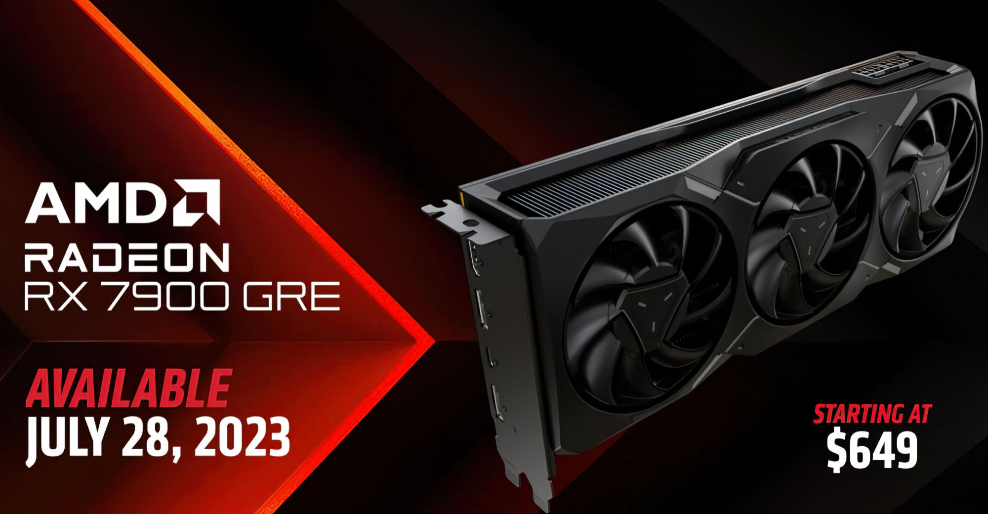 AMD Radeon RX 7900 GRE chính thức ra mắt