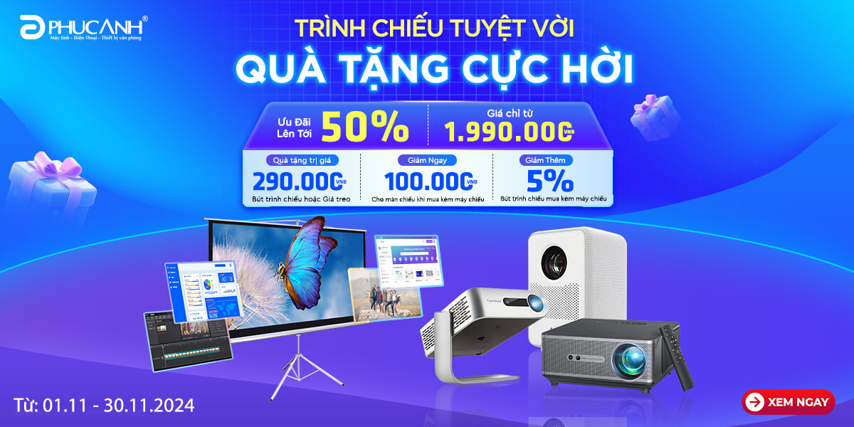 [Khuyến mại] Trình chiếu tuyệt vời – Quà tặng cực hời