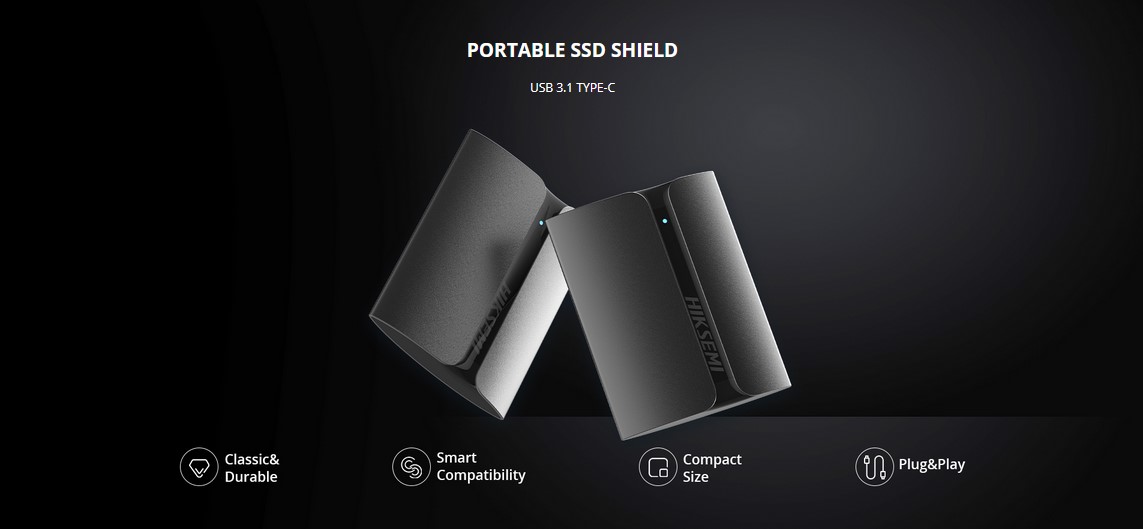 Ổ cứng di động SSD Hiksemi T300S - nhỏ gọn, bền bỉ hỗ trợ đa nền tảng