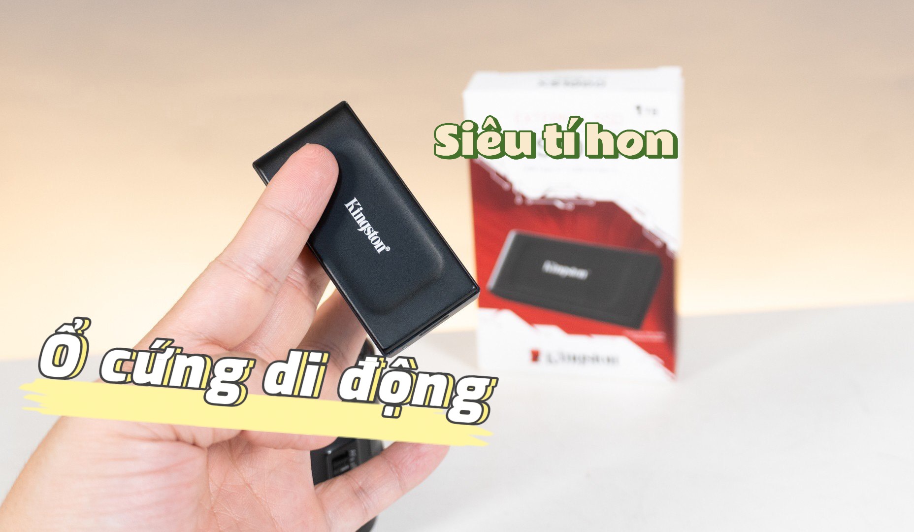 [Review] Ổ cứng SSD di động Kingston XS1000: siêu nhanh, siêu nhỏ gọn