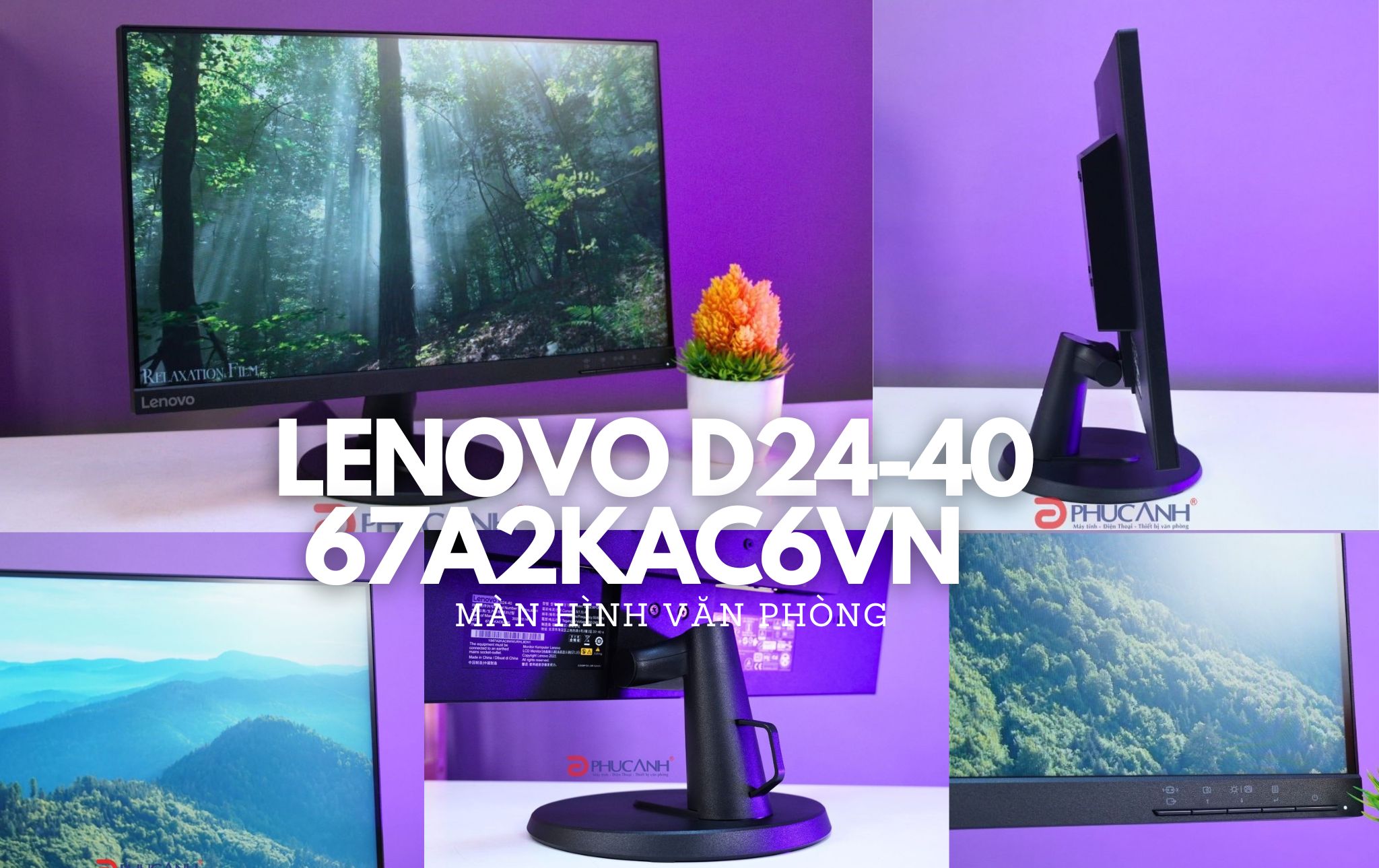 [Review] Lenovo D24-40 | Màn hình văn phòng được doanh nghiệp ưa chuộng