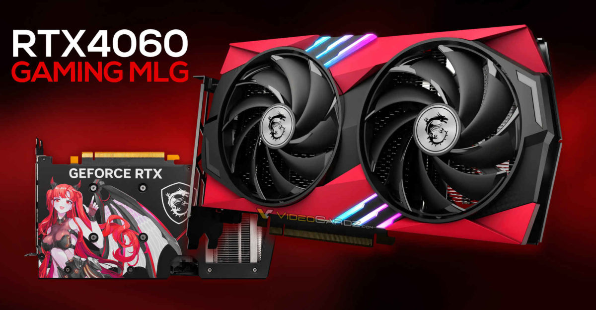 MSI trình làng GeForce RTX 4060 Gaming MLG Edition với màu đỏ đặc trưng 