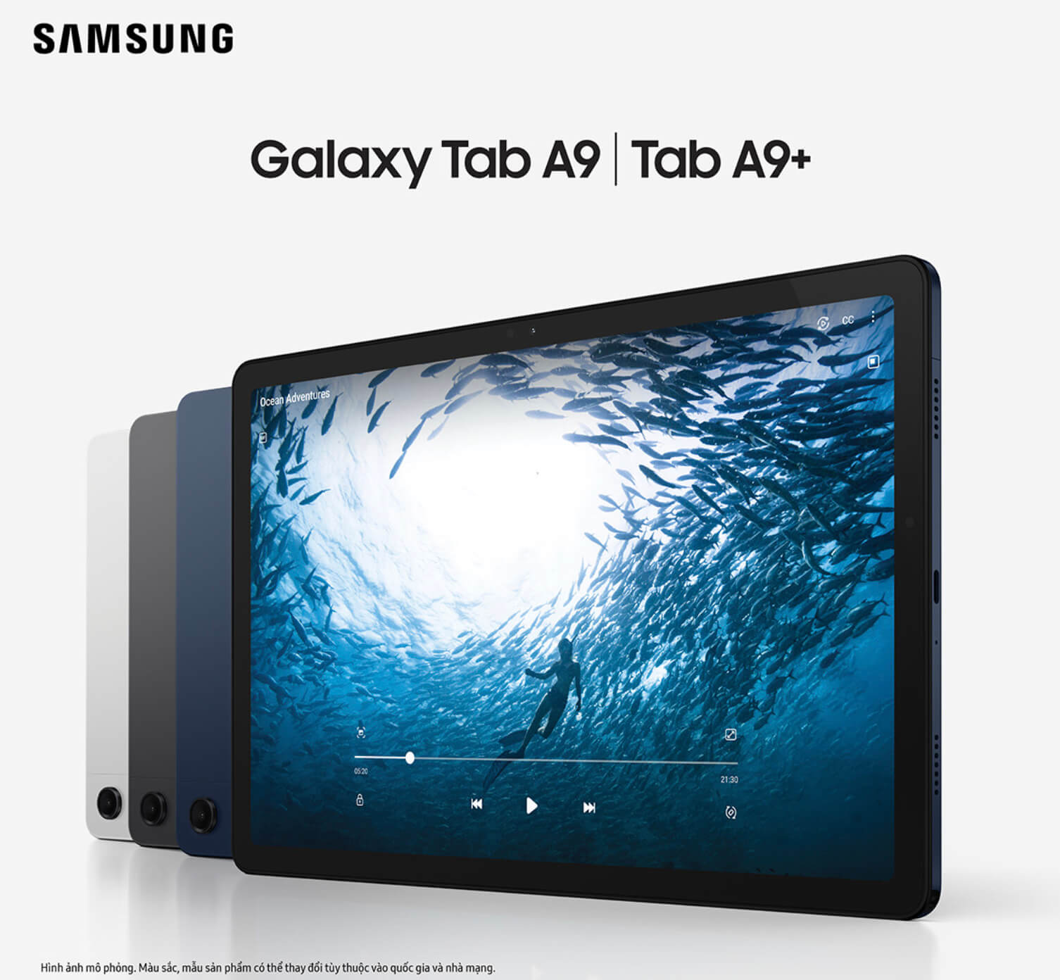 Samsung chính thức ra mắt sản phẩm Galaxy Tab A9 series