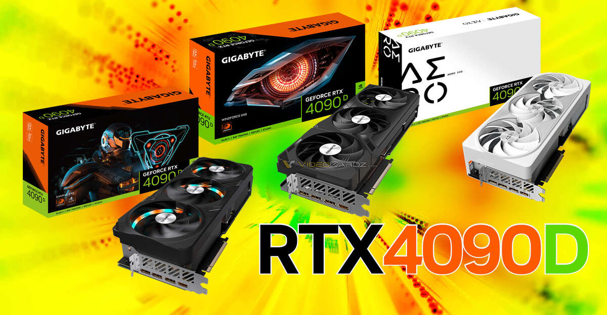 Gigabyte ra mắt 3 card GeForce RTX 4090D trải dài trên nhiều phân khúc 
