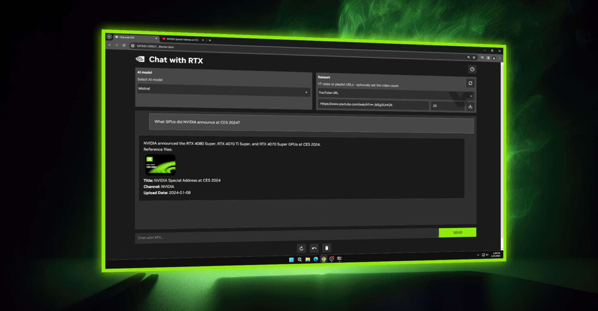 NVIDIA ra mắt 'Chat With RTX' | AI Chatbot Free nếu bạn dùng GPU GeForce RTX 30/40
