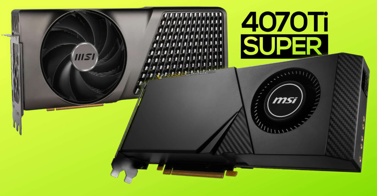 MSI ra mắt GeForce RTX 4070 TI SUPER EXPERT và GPU AERO kiểu blower-style
