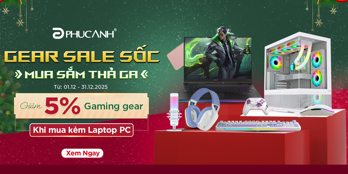 [Khuyến mại] GEAR Sale sốc - Mua sắm thả ga