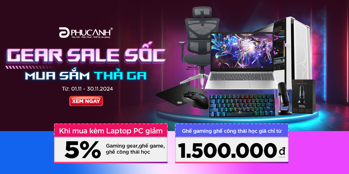 [Khuyến mại] GEAR Sale sốc - Mua sắm thả ga