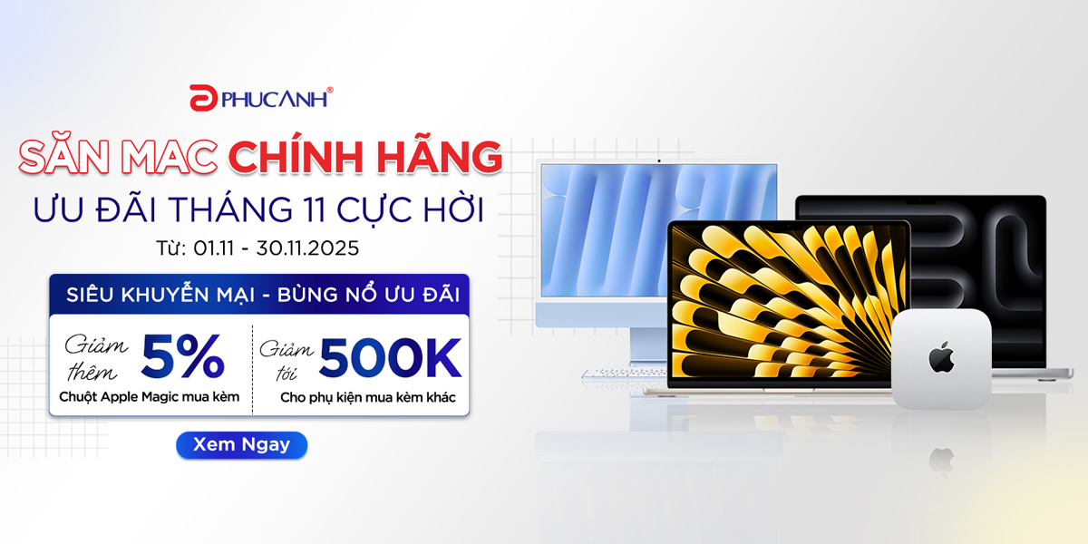 [Khuyến mại] Săn Mac chính hãng – Ưu đãi tháng 11 cực hời