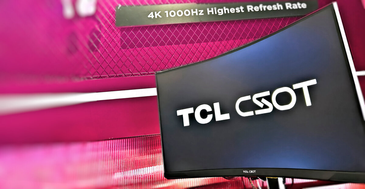 Hãng sản xuất màn hình TCL CSOT ra mắt tấm nền 4K 1000 Hz đầu tiên trên thế giới