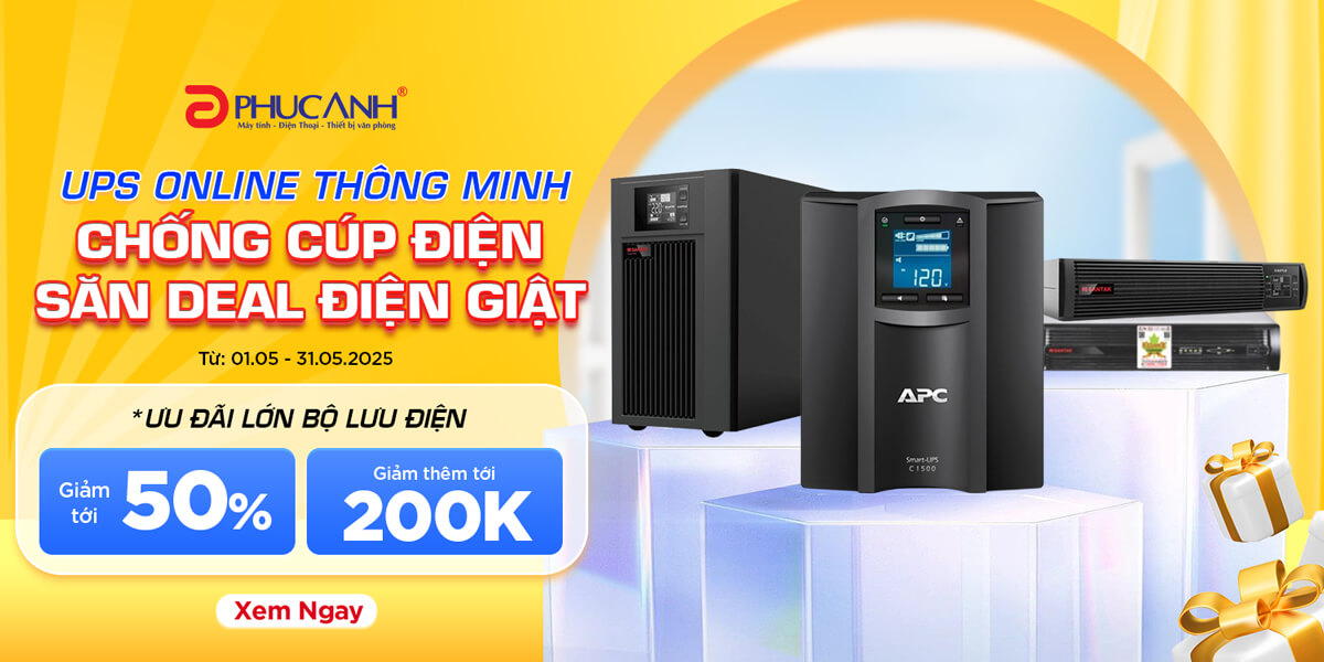 [Khuyến Mại] Chống cúp điện - Săn deal điện giật - UPS Online thông minh