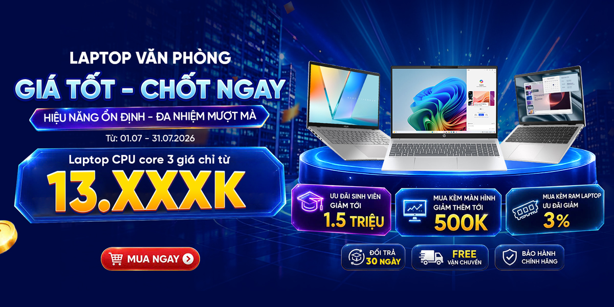 [Khuyến mại] Laptop văn phòng - Giá Tốt - Chốt Ngay