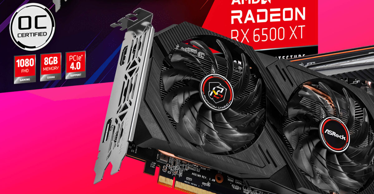 ASRock ra mắt Radeon RX 6500XT với bộ nhớ 8GB