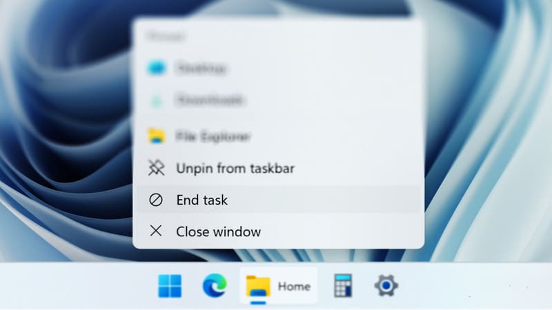Kích hoạt tính năng End Task cực hữu ích trên thanh Taskbar Windows 11