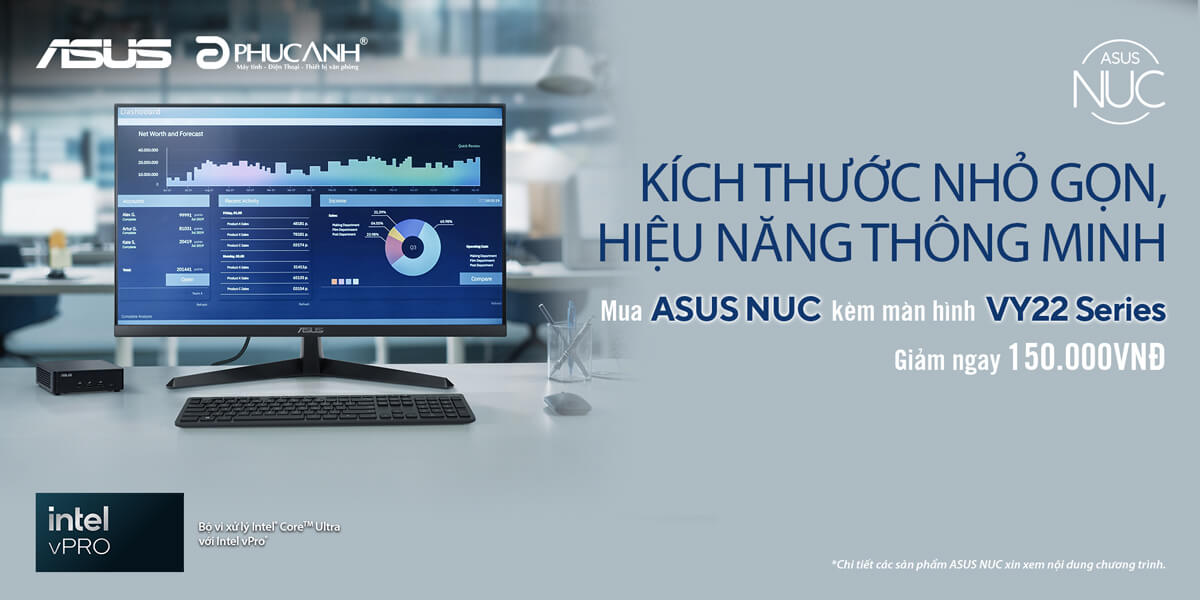 [Khuyến Mại] Mua ASUS NUC kèm màn hình - Giảm giá ngay