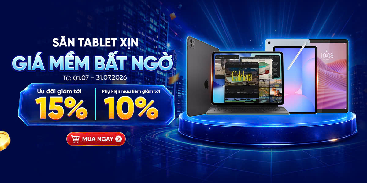[Khuyến mại] Săn tablet xịn – Giá mềm bất ngờ