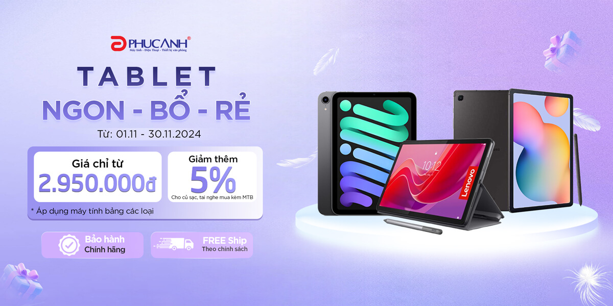 [Khuyến mại] Tablet Ngon - Bổ - Rẻ