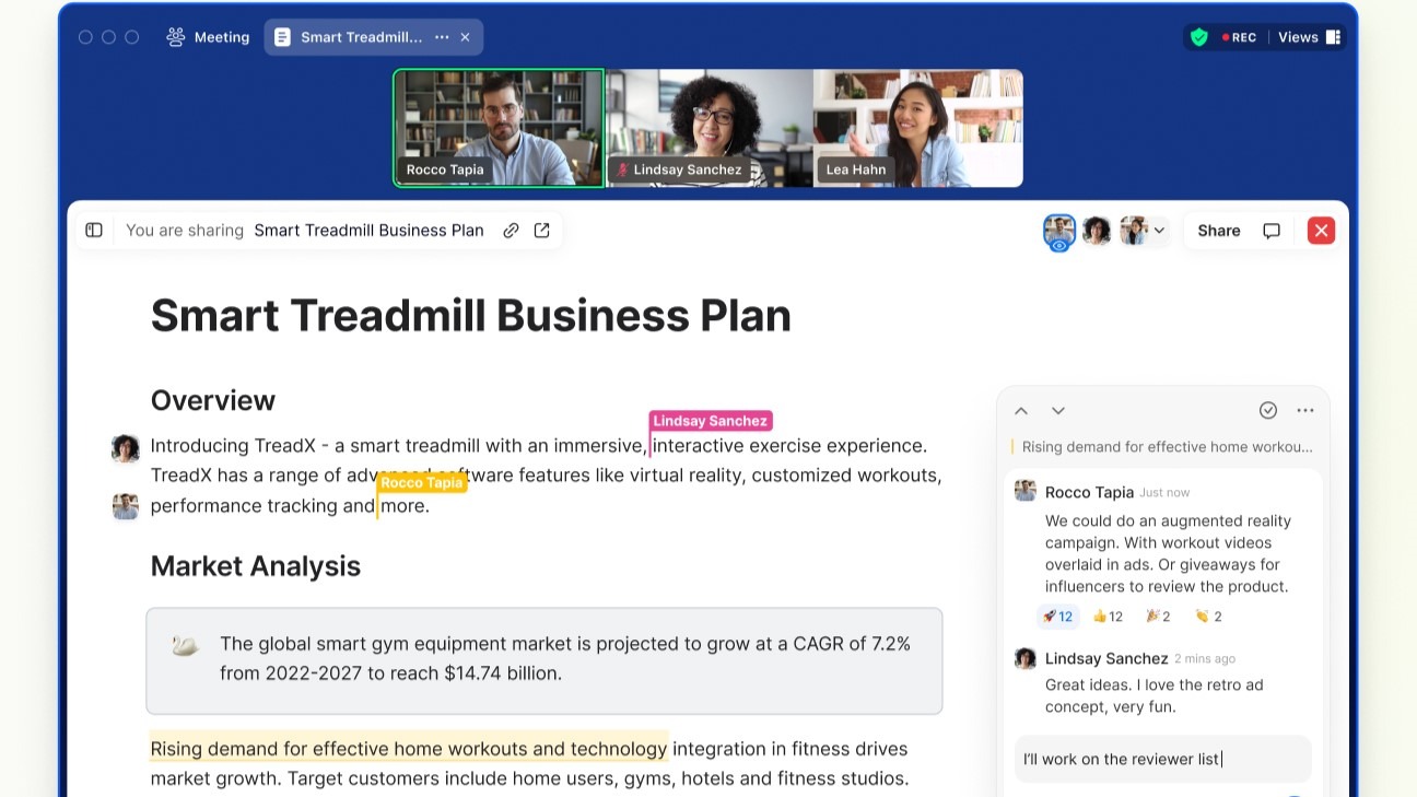 Google Docs vừa có một đối thủ mới - Zoom Docs