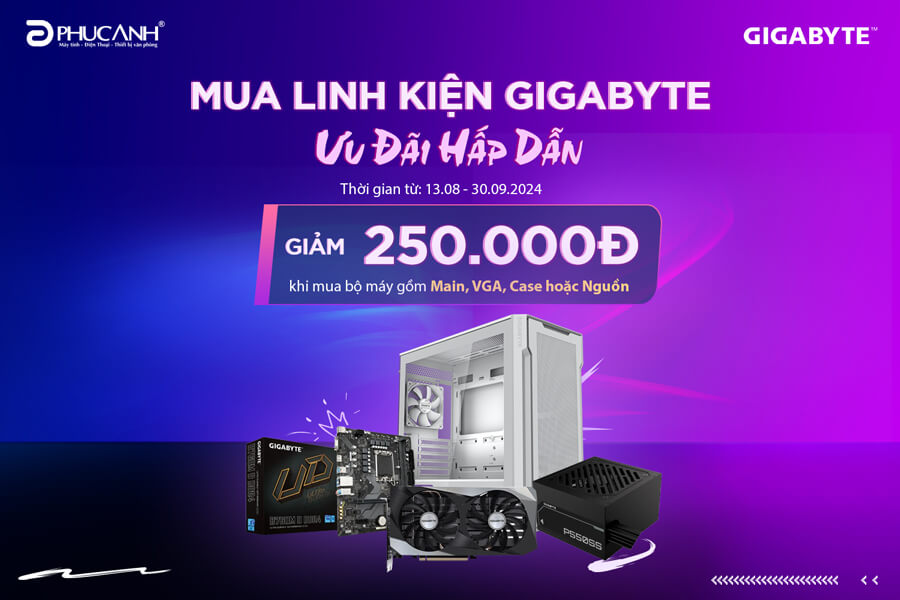 [Khuyến Mại] Mua linh kiện Gigabyte - Nhận ngay ưu đãi hấp dẫn