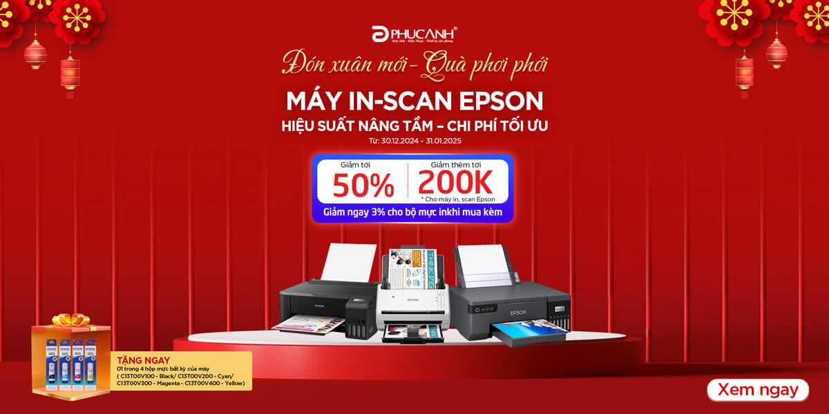 [Khuyến Mại] Máy in - scan Epson | Sắc màu như ý - Chi phí tối ưu