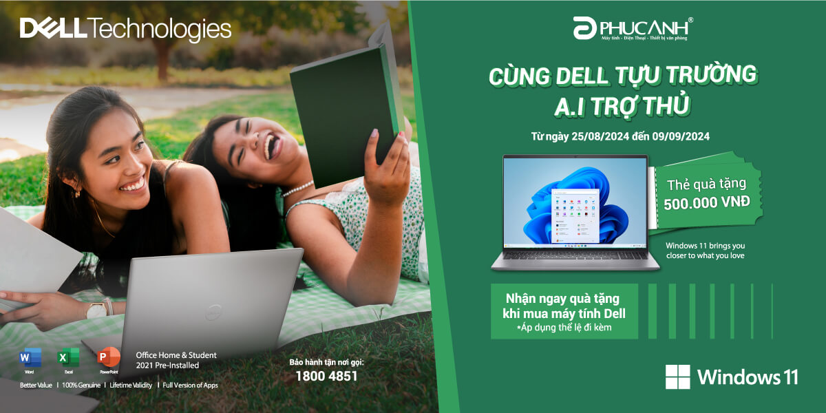 [Khuyến Mại] Cùng Dell Tựu Trường, A.I trợ thủ