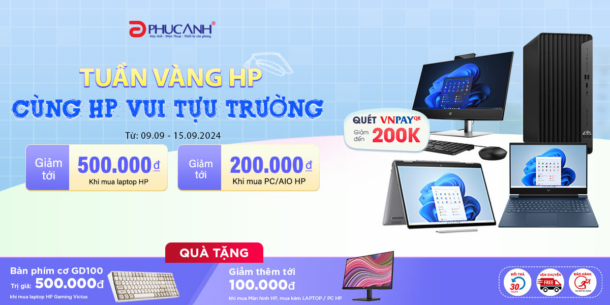 [Khuyến Mại] Tuần lễ vàng HP - Vui tự trường